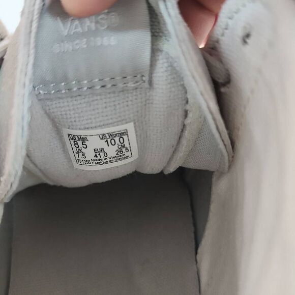 Vans Sk8-Hi Tapered Stackform Sneakers Men's 8.5 / Women's 10 Gray Suede - Picture 11 of 11